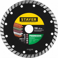 STAYER Ø 150Х22.2 мм, алмазный, сегментный, диск отрезной PROGRESSIVE 3662-150_z02 Professional