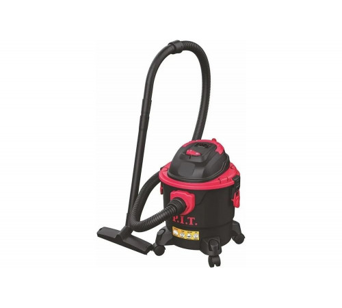Пылесос P.I.T. (1,3кВт, 3м шланг, бак 15л, пластиковый бак, сухая/влажная уборка, складч фильтр) PVC15-C