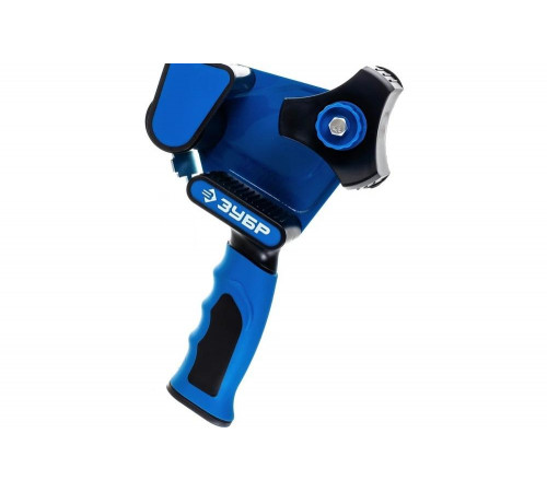 ЗУБР 50 мм, двухкомпонентная рукоятка, диспенсер для клеящих лент 12015 Профессионал