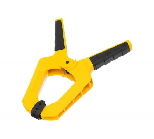 Клещеобразная усиленная струбцина Denzel 50x35 мм, двухкомпонентные рукоятки 20795