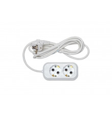 Бытовой удлинитель 2 гн. ПВС 3х075 RUCELF RU-02-375-05PZ