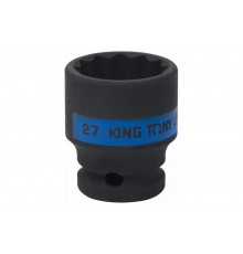 Головка торцевая ударная (1/2; 27 мм) KING TONY 453027M