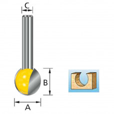 Шаровидная фреза Makita D-10964