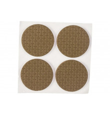 Самоклеящиеся накладки на мебельные ножки Stayer COMFORT: ЭВА, коричневые, круглые - диаметр 35 мм, 4 шт 40914-35