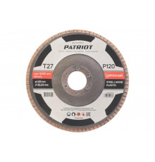 Круг лепестковый торцевой EXPERT 125x22.23 мм, P120, цирконий Patriot 819010028