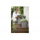 Комплект кашпо Keter CYLINDER PLANTERS S+M+L, графит 230217