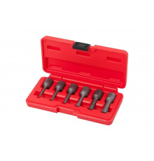 Набор экстракторов под вороток 3/8" 2, 3, 4, 6, 8, 10мм, кейс, 6шт МАСТАК 109-10006