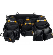 Пояс монтажника, в комплекте: пояс монтажника и 3 сумки KRAFTOOL KBS-4 38760-4