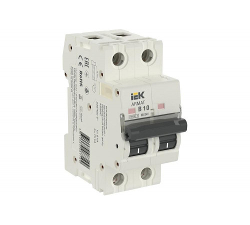 Автоматический выключатель IEK M06N 2P B 3А AR-M06N-2-B003