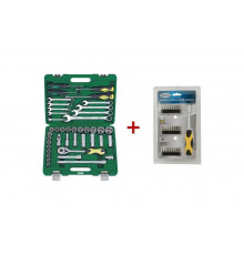 Набор инструмента 42 предмета + набор отверток с битами НОБ-26 на 1/4" Арсенал 8097440