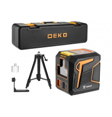 Лазерный самовыравнивающийся уровень DEKO DKLL11 PREMIUM в кейсе со штативом 1 м 065-0271-2