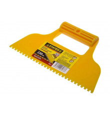 Пластмассовый зубчатый шпатель 4х4мм, 230мм STAYER 1022-4