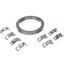 Набор Зубр ЭКСПЕРТ хомут универсальный, нержавеющий, 3мх8мм, 8 замков 37811-H8