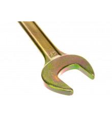 Рожковый ключ СИБРТЕХ 24х27 мм желтый цинк 14314