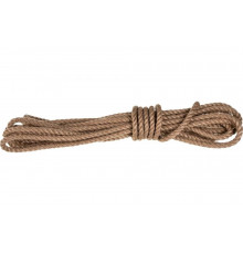 Джутовая веревка СИБРТЕХ L 10 м, крученая, D 8 мм, Рос 94013