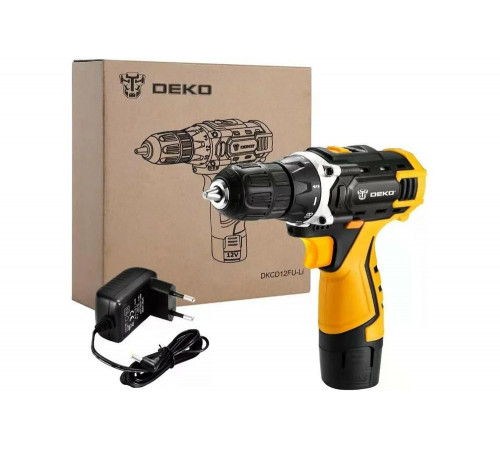 Аккумуляторная дрель DEKO DKCD12FU-Li