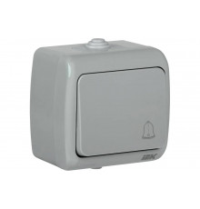 Кнопочный выключатель IEK ВС-20-1-3-A, открытой установки, 10А, IP54, AQUATIC EVA14-K03-10-54