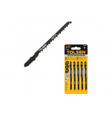 Полотна по дереву Т244D 5 шт, HCS, 100 мм для электролобзика TOLSEN 76803