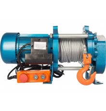 Электрическая лебедка TOR ЛЭК-1000 E21 (KCD) 1000 кг, 380 В с канатом 100 м 1002133