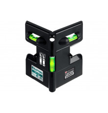 Магнитный угловой уровень KRAFTOOL Post level 3 глазка 34788