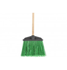 Веерная метла СИБРТЕХ 345х200х1420 мм, деревянный черенок 63230