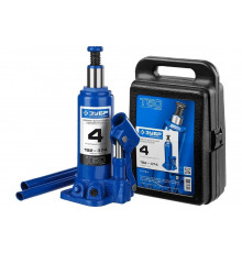 Гидравлический бутылочный домкрат 4т, 192-374мм, в кейсе ЗУБР T50 43060-4-K_z01