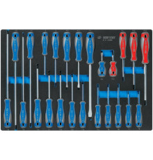 Ложемент для набора отверток 9-31124MRV, EVA KING TONY 85810932B