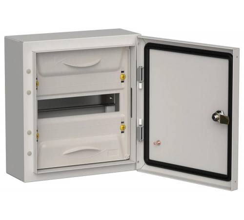 Корпус IEK Titan 5 щрн-12 (1x12) 335x310x140, ip54, серый, металлический TI5-50-N-012-54-7035