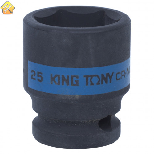 Головка торцевая ударная 1/2 дюйма шестигранная 25 мм King Tony 453525M