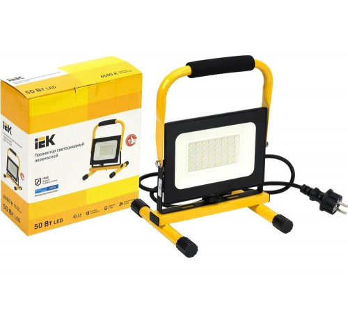 Светодиодный прожектор IEK СДО 06-50П: яркое освещение везде, где нужно!
