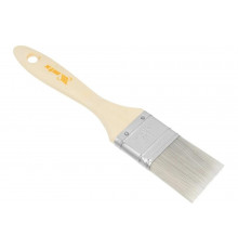 Плоская кисть для лаков MTX евро 1.5", искусственная щетина, деревянная ручка 83086