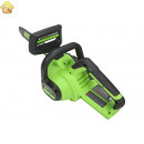 Цепная пила аккумуляторная GreenWorks 24V, 30см, бесщеточная, c 1хАКБ 4 Ач c USB и ЗУ 2007007USB4