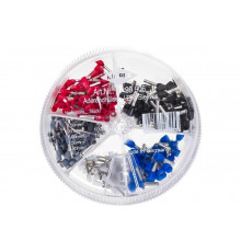 Набор изолированных контактных гильз KNIPEX 0.50 мм-50 шт, 0.75 мм-100 шт, 1.00 мм-100 шт KN-9799906