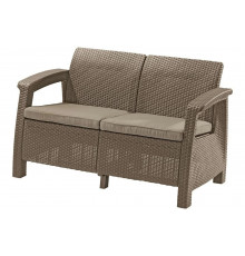 Диван Keter Corfu love seat капучино 258974