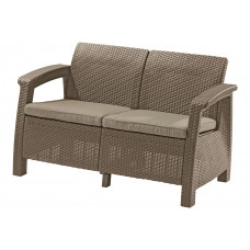 Диван Keter Corfu love seat капучино 258974