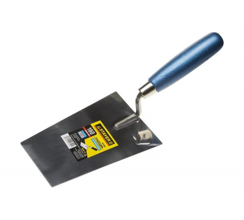 STAYER 160 мм, нержавеющее полотно, деревянная рукоятка, кельма «Трапеция» 0830-16