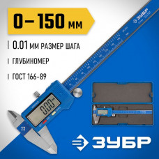 ЗУБР 150 мм, штангенциркуль электронный 34465-150