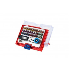 Набор вставок бит 1/4, TORX, HEX, PZ, PH, SLOT, 33 предмета МАСТАК 058-10033C