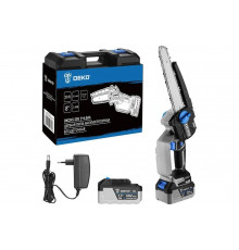 Пила цепная аккумуляторная бесщеточная DEKO DKCHS 20V, 20В, 2x4.0Ач 063-4483