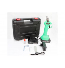 Аккумуляторный секатор Zitrek GreenNer 20 (20В, 1,5Ач Li-ion аккум. 2шт., зу, кейс) 082-1855