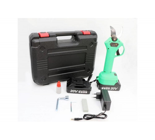 Аккумуляторный секатор Zitrek GreenNer 20 (20В, 1,5Ач Li-ion аккум. 2шт., зу, кейс) 082-1855