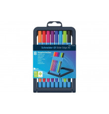 Набор шариковых ручек Schneider Slider Edge 8 шт, 8 цветов, 1.4 мм, трехгранные, пластиковый футляр 152279
