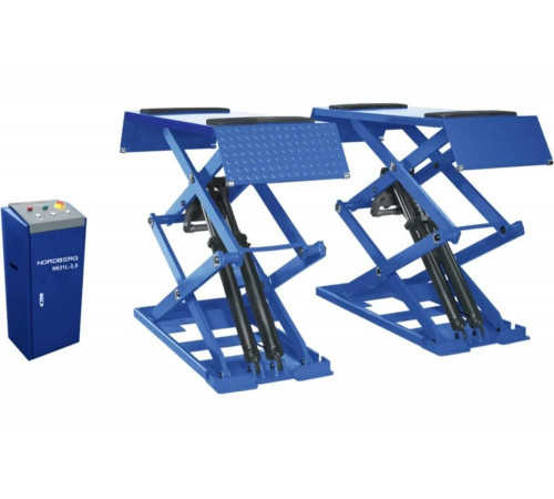 Низкопрофильный ножничный подъемник NORDBERG N631L3.5-220