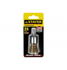 Кистевидная щетка 24 мм для дрели STAYER 35113-24