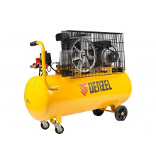 Воздушный компрессор с ременным приводом DENZEL BCI2300/100 2.3 кВт, 100 литров, 400 л/мин 58114