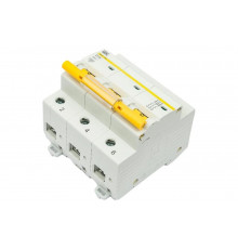 Автоматический выключатель IEK ВА47-100, 3Р, 35А, 10кА, характеристика D MVA40-3-035-D