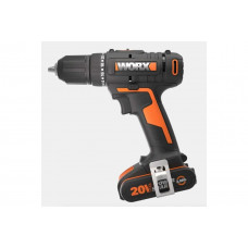 Аккумуляторная дрель-шуруповерт WORX WX108 45Нм, 20В, 2Ач x2, ЗУ 2А, кейс