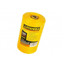 Полипропиленовый шпагат 500 м желтый STAYER 50077-500