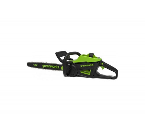 Аккумуляторная цепная пила Greenworks 60V, 40 см, бесщеточная, 2500 Вт, с 1хАКБ 4 Ач и ЗУ 2008907UB