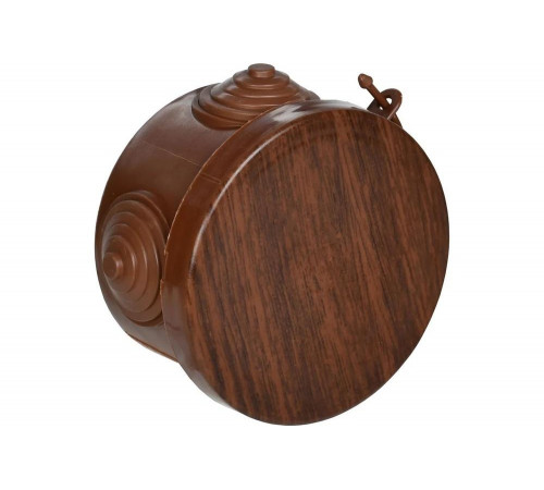 Распаячная коробка IEK км для о/п d=85x40мм ip54 4 вв. дуб UKO21-085-040-000-K24-54